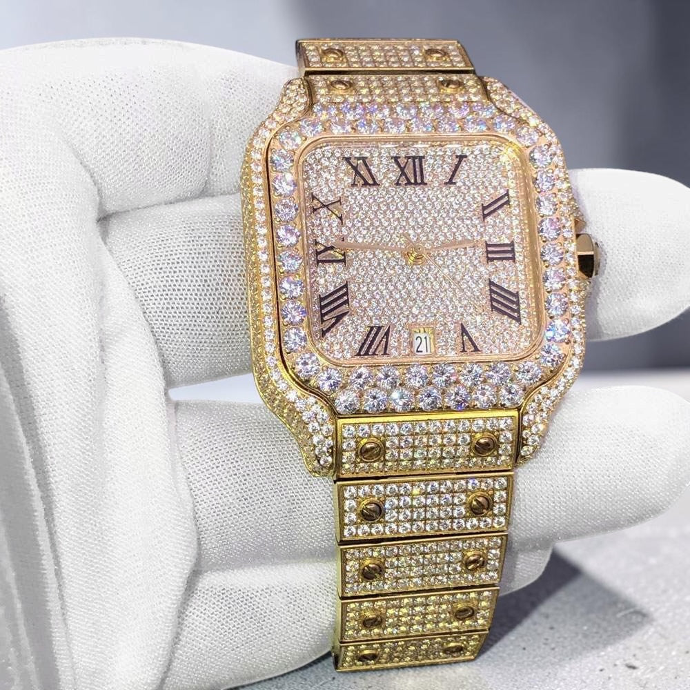 Square Luxury Moissanite Watch