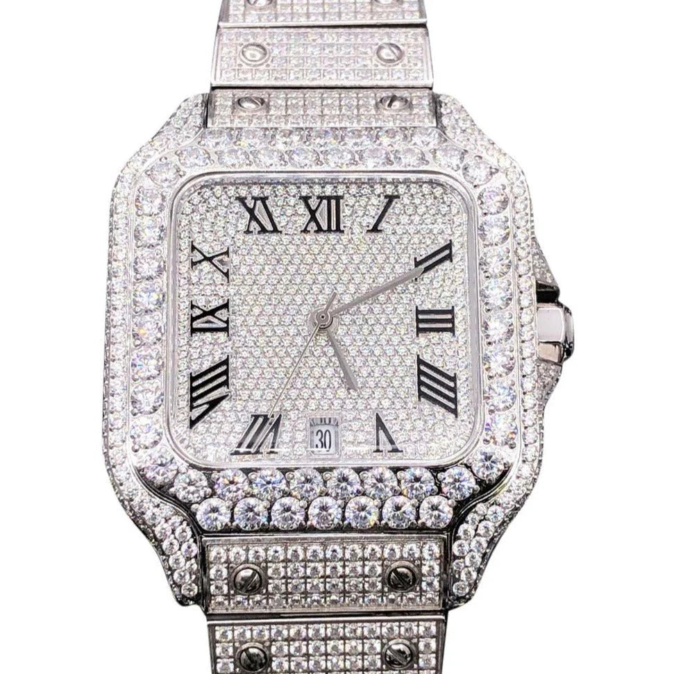Square Luxury Moissanite Watch