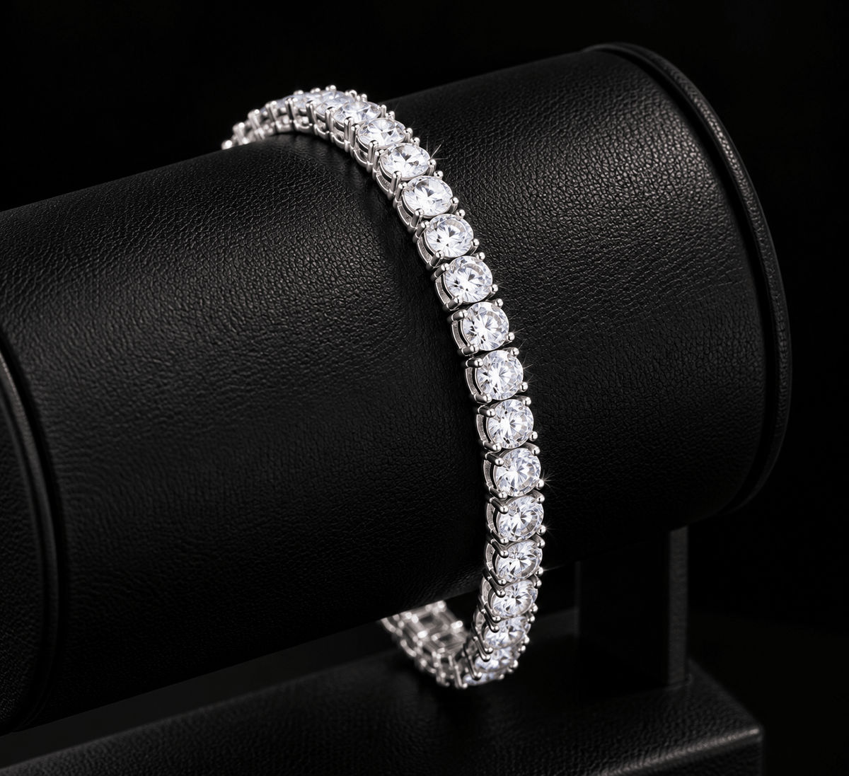 Iced Out 5A CZ Tennis Bracelet – 14K Gold Plated & White Gold - Virtue JewelGold