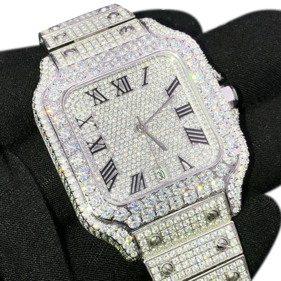 Square Luxury Moissanite Watch
