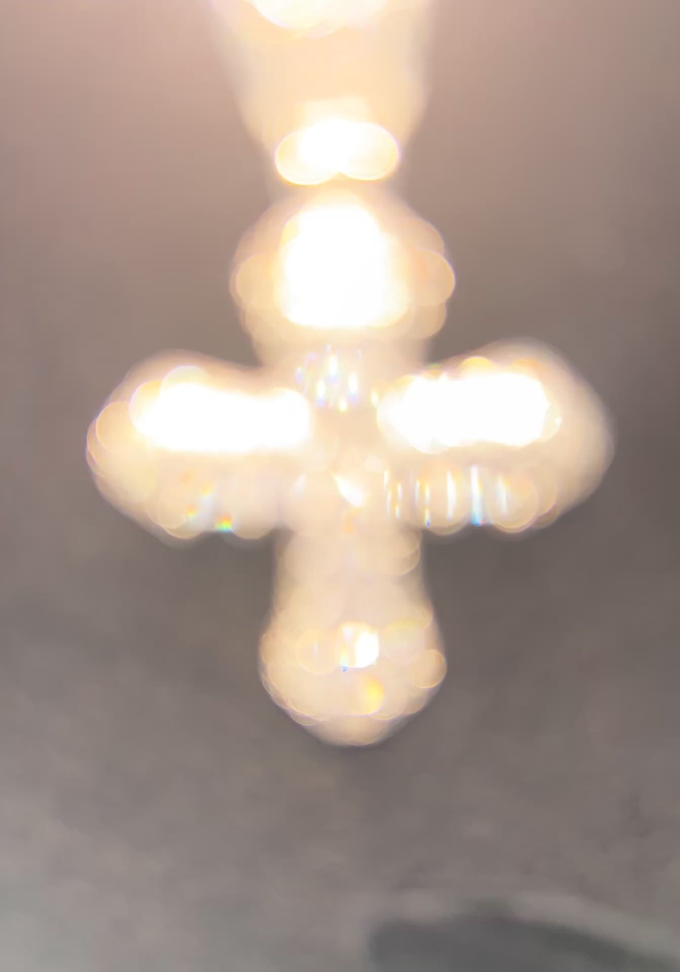 TENNIS CHAIN BRACELET & Jesus Pendants STIMULATED DIAMONDS SET