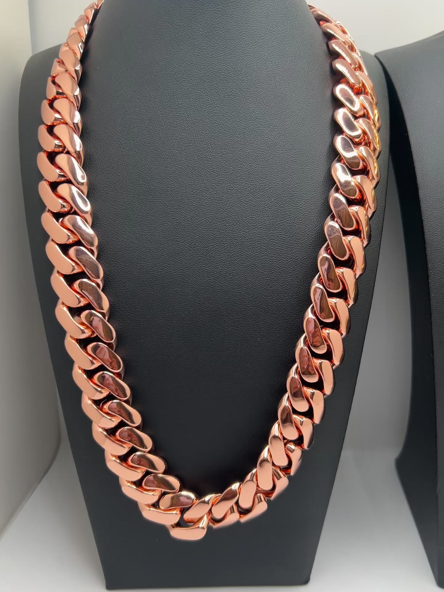 Miami Cuban Link Rose Gold Plated Chain