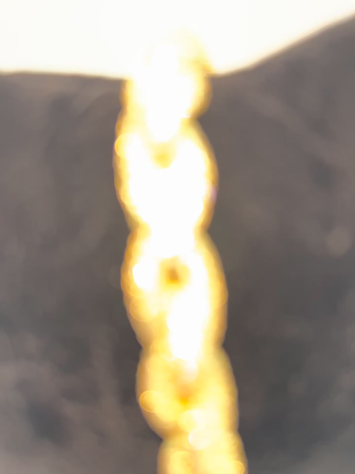 Gold Plated Rope Twist Stimulated Diamonds Bracelet