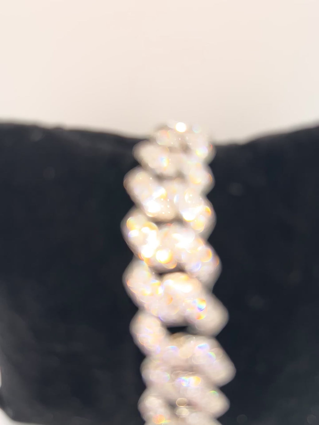14MM FLAT CUBAN ICED OUT STIMULATED DIAMONDS Bracelet