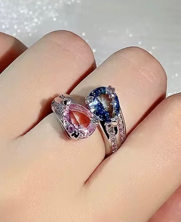 Water Drop Ring Marquise & Pink - Virtue Jewel4.5